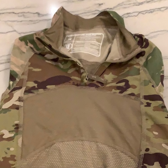 US Army Genuine Issue Multicam Flame Resistant Shirt w/Zipper Size Medium - Picture 8 of 8